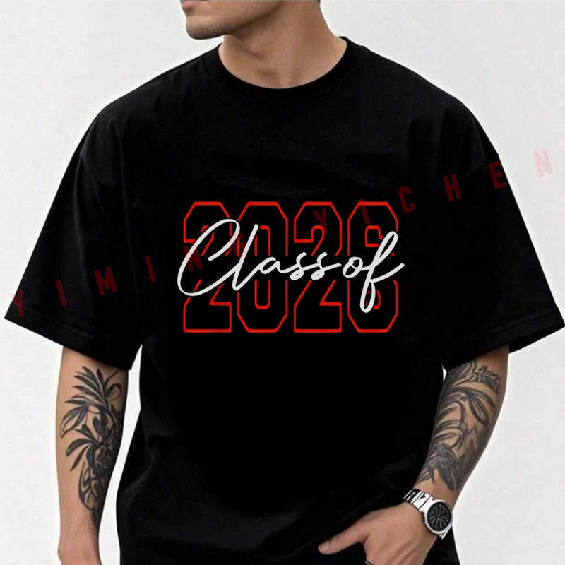 Class Of 2026 Graduation - Retro Senior Shirt With Bold Red 26 Graphic Motorcycle T-shirt Summer Cotton Short Sleeve Casual Tops
Class Of 2026 Graduation - Retro Senior Shirt With Bold Red 26 Graphic Motorcycle T-shirt Summer Cotton Short Sleeve Casual Tops