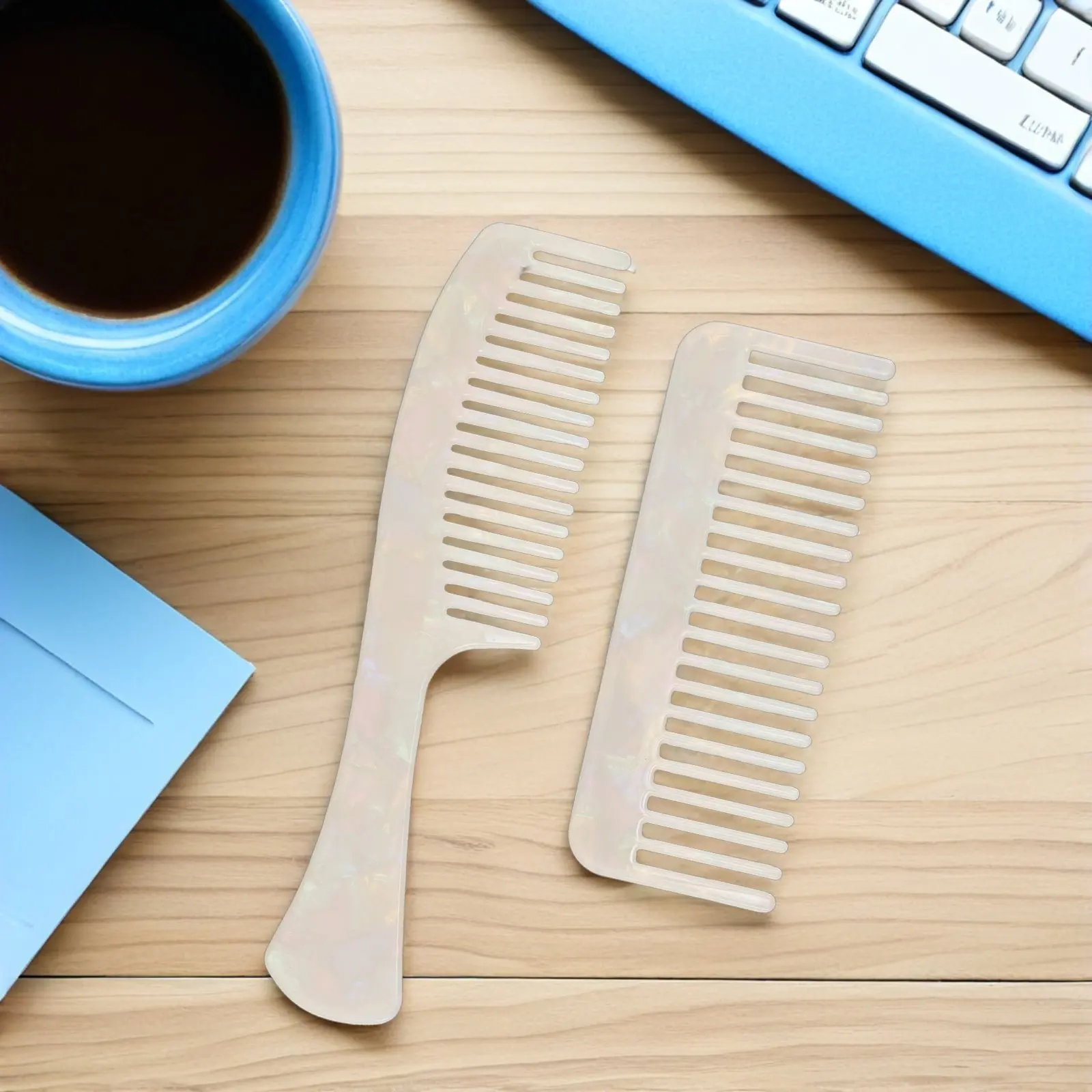 2Pcs Retro Mermaid Handle Acetate Comb Set Women Anti-Static Wide Tooth and Mini Detangling Combs Portable Compact Hair Styling
2Pcs Retro Mermaid Handle Acetate Comb Set Women Anti-Static Wide Tooth and Mini Detangling Combs Portable Compact Hair Styling