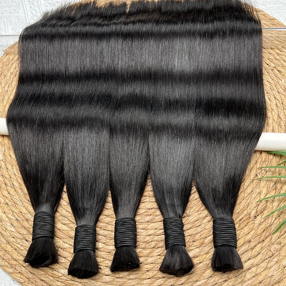 Straight Human Hair Bulk For Braiding 100% Unprocessed Hair Extension #1B Natural Black Color No Weft Raw Virgin Braids Hair
Straight Human Hair Bulk For Braiding 100% Unprocessed Hair Extension #1B Natural Black Color No Weft Raw Virgin Braids Hair