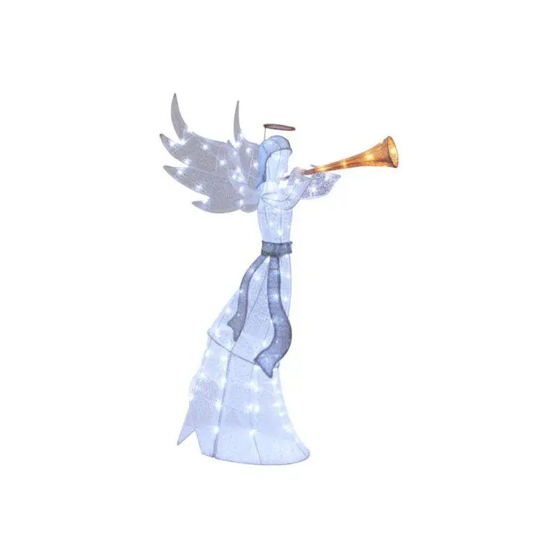 Рождественский ангел с подсветкой длиной 5 футов и 100 светодиодными мерцающими огнями, атмосферостойкий рождественский декор из металлической сетки для двора и гостиной
Рождественский ангел с подсветкой длиной 5 футов и 100 светодиодными мерцающими огнями, атмосферостойкий рождественский декор из металлической сетки для двора и гостиной