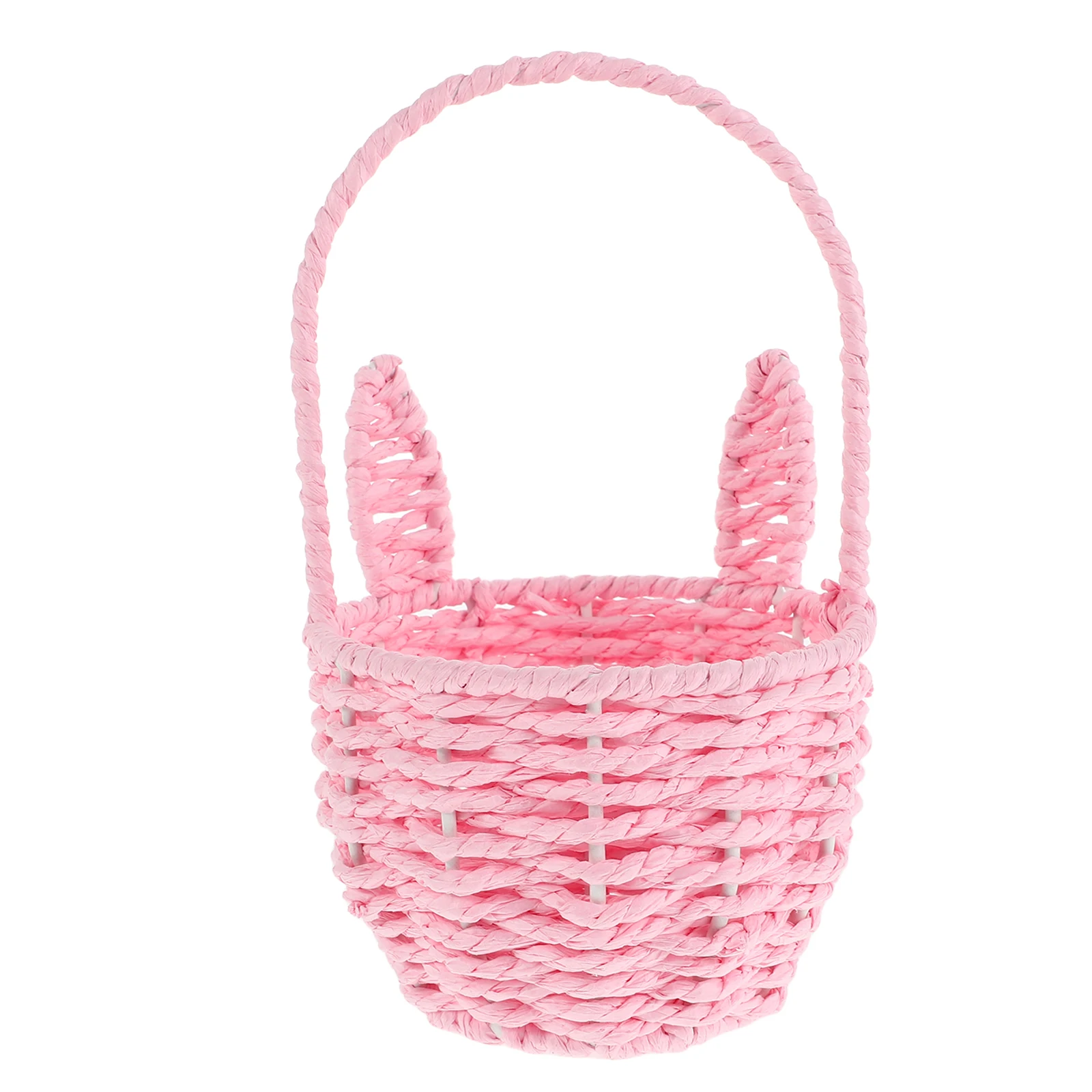 Woven Flower Basket Cute Cartoon Storage Baskets Mini Tiny Small Paper Rope Handle Gift Holder Decorative Container
Woven Flower Basket Cute Cartoon Storage Baskets Mini Tiny Small Paper Rope Handle Gift Holder Decorative Container