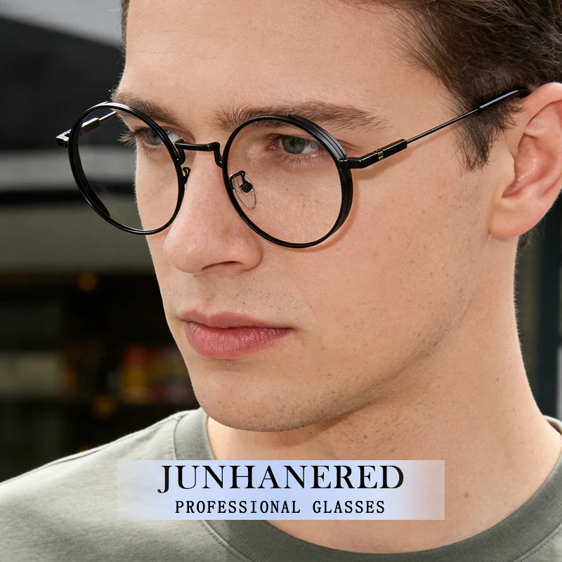Fashion Brand Design Vintage Classics Round Frame Man Custom Optical Eyeglass Personality Prescription Anti Blue Light Glasses
Fashion Brand Design Vintage Classics Round Frame Man Custom Optical Eyeglass Personality Prescription Anti Blue Light Glasses