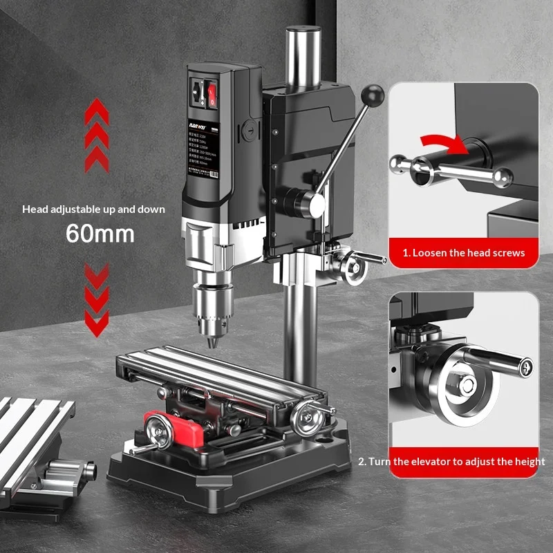 Benchtop Drill Presses Variable Speed 12mm Chuck Precision Metal Wood Workshop Adjustable Table Laser Guide Dual Voltage
Benchtop Drill Presses Variable Speed 12mm Chuck Precision Metal Wood Workshop Adjustable Table Laser Guide Dual Voltage