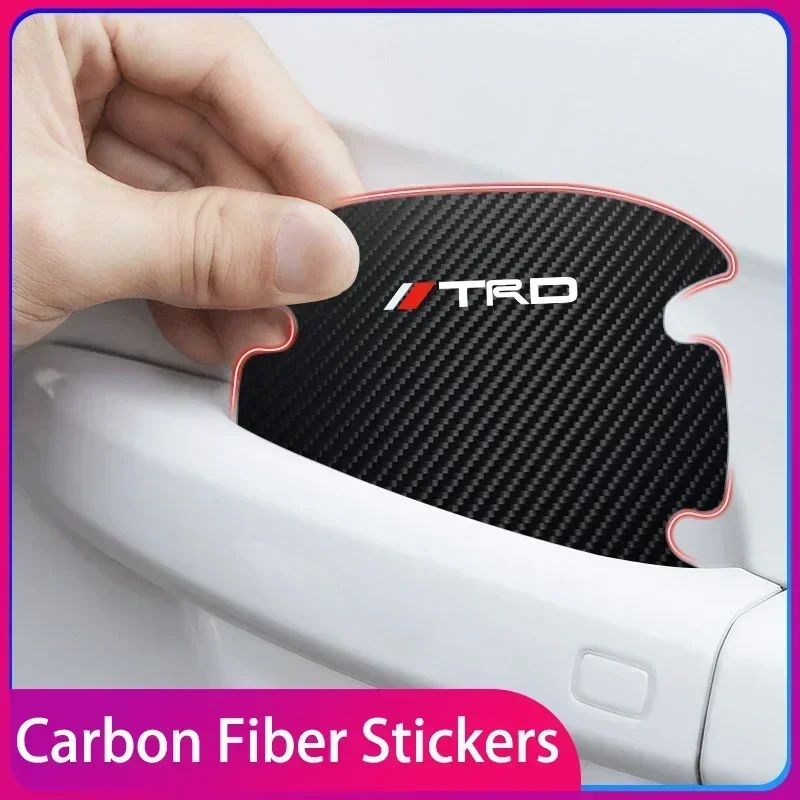 Carbon Fibre Car Door Bowl Handle Protector 4PCS Anti-scratch Sticker Car Accessories for Toyotas TRD RAV4 Avensis Yaris Levin
Carbon Fibre Car Door Bowl Handle Protector 4PCS Anti-scratch Sticker Car Accessories for Toyotas TRD RAV4 Avensis Yaris Levin