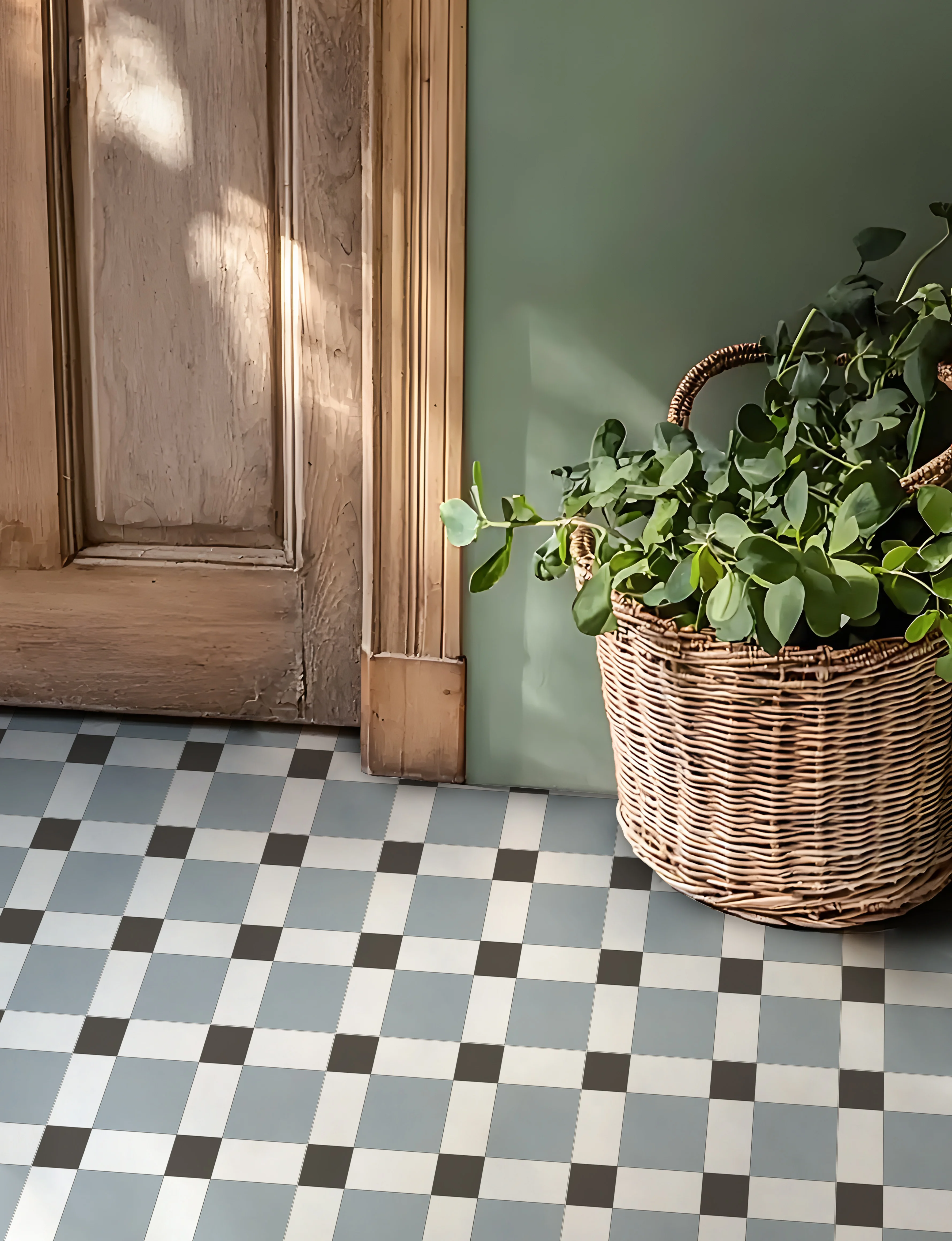 Blue Checkered Peel & Stick Floor Tiles, Waterproof Self-Adhesive Vinyl Flooring, 11.8"x11.8", 6pcs for Living Room or Bedroom
Blue Checkered Peel & Stick Floor Tiles, Waterproof Self-Adhesive Vinyl Flooring, 11.8"x11.8", 6pcs for Living Room or Bedroom