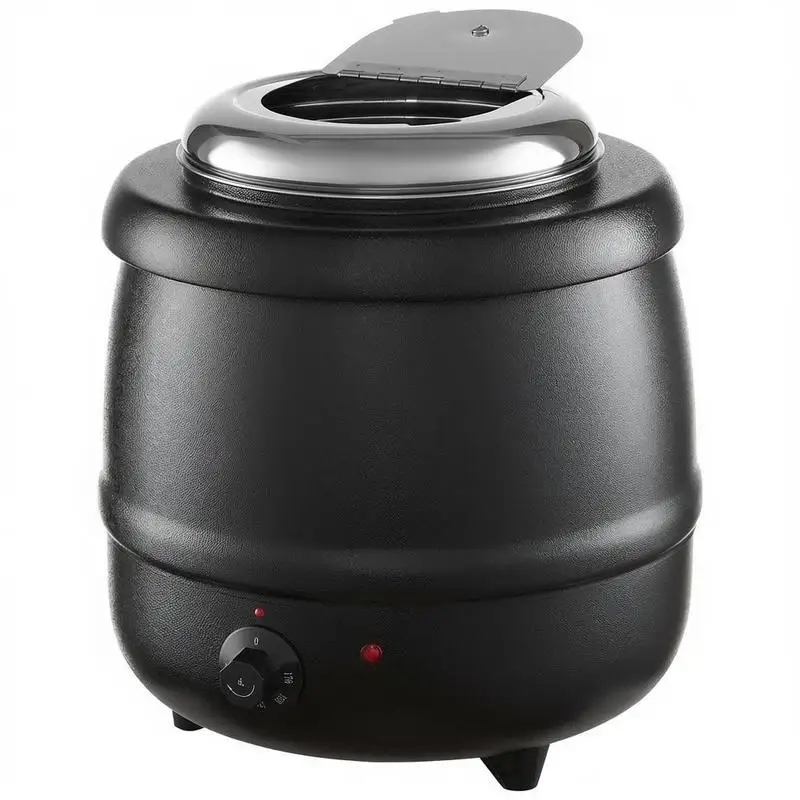 Electric Soup Warmer, 10QT Commercial Soup Kettle with 304 Stainless Steel Detachable Insert Pot, 95~176°F Adjustable Temperature, Soup Station for Restaurant and Big Family, Black
Electric Soup Warmer, 10QT Commercial Soup Kettle with 304 Stainless Steel Detachable Insert Pot, 95~176°F Adjustable Temperature, Soup Station for Restaurant and Big Family, Black