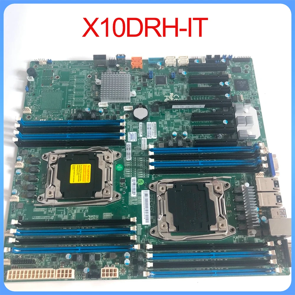 X10DRH-IT Dual-way Server Motherboard Supports E5-2600V3 V4 Gigabit Network Card LGA2011
X10DRH-IT Dual-way Server Motherboard Supports E5-2600V3 V4 Gigabit Network Card LGA2011
