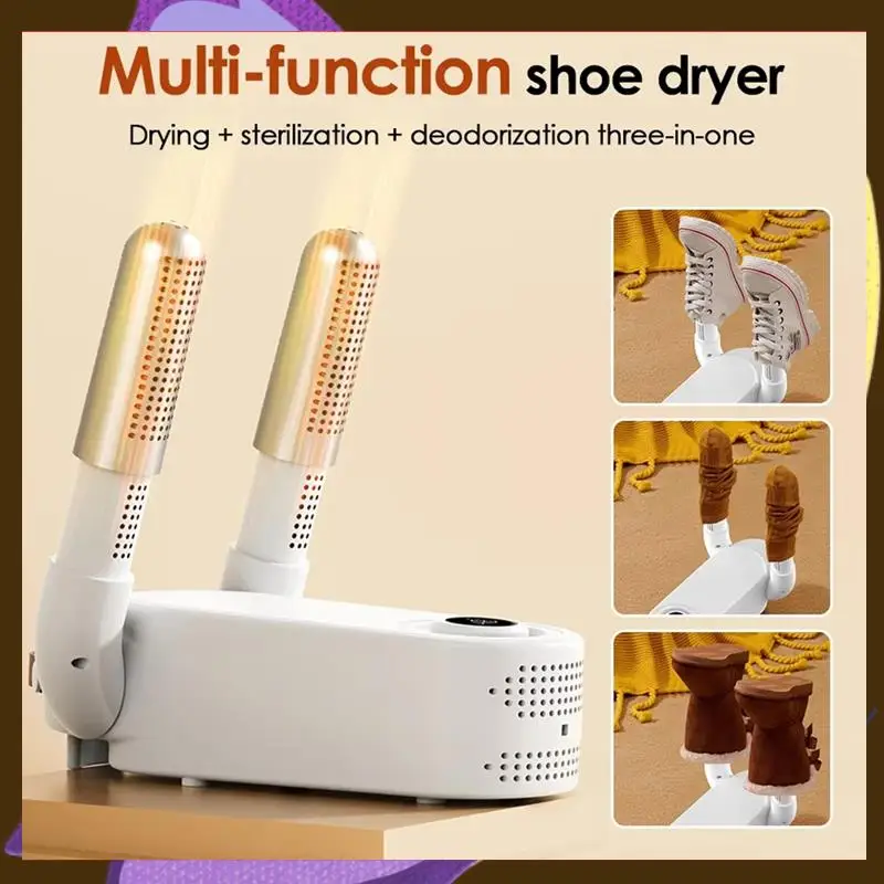 Shoe Dryer Intelligent Timer Adjustable Dryer Quick Drying Deodorizing Shoe Dryer Household Shoe Warmer Heater-T33C
Shoe Dryer Intelligent Timer Adjustable Dryer Quick Drying Deodorizing Shoe Dryer Household Shoe Warmer Heater-T33C