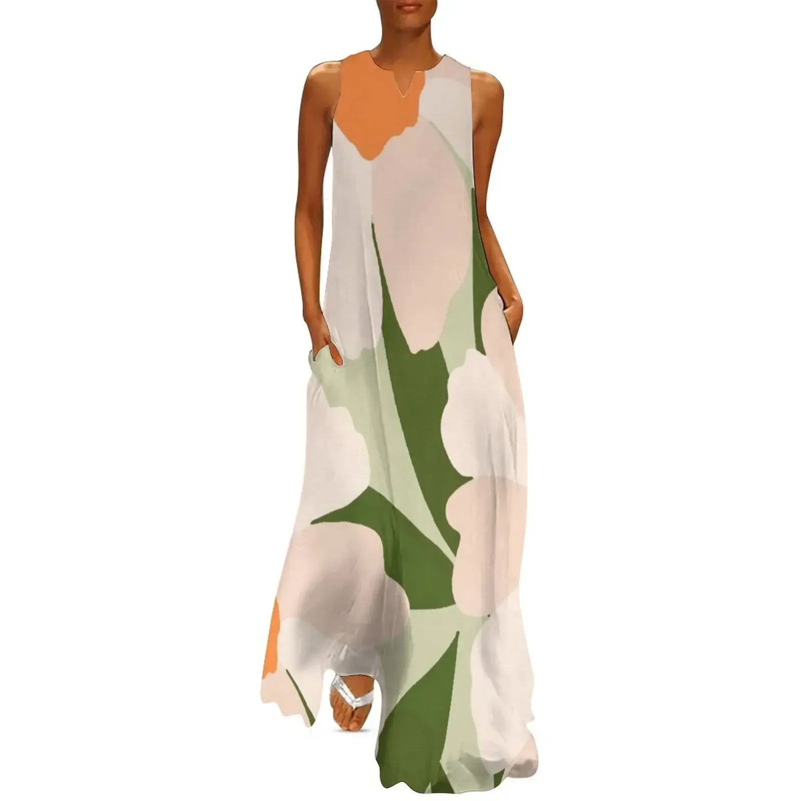 Freya's flower - greenery Long Dress Casual dresses ladies dresses for special occasions Women's dress Dress
Freya's flower - greenery Long Dress Casual dresses ladies dresses for special occasions Women's dress Dress