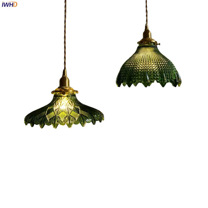 IWHD Green Glass LED Pendant Lights Japan Vintage Kitchen Island Living Room Decoration Bedroom Copper Hanging Lamp Luminaria
IWHD Green Glass LED Pendant Lights Japan Vintage Kitchen Island Living Room Decoration Bedroom Copper Hanging Lamp Luminaria