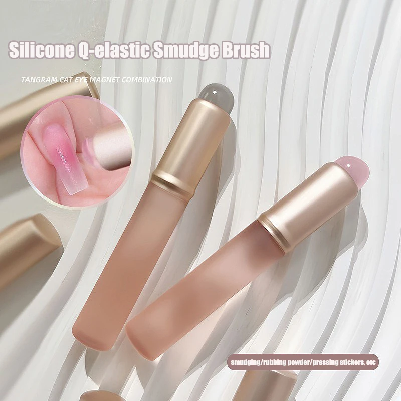 Jelly Pink Nail Art Silicone Brush Reusable Mirror Powder Pigment Applying Manicure Tool Soft Q-elastic Smudge Nail Brush Stick
Jelly Pink Nail Art Silicone Brush Reusable Mirror Powder Pigment Applying Manicure Tool Soft Q-elastic Smudge Nail Brush Stick