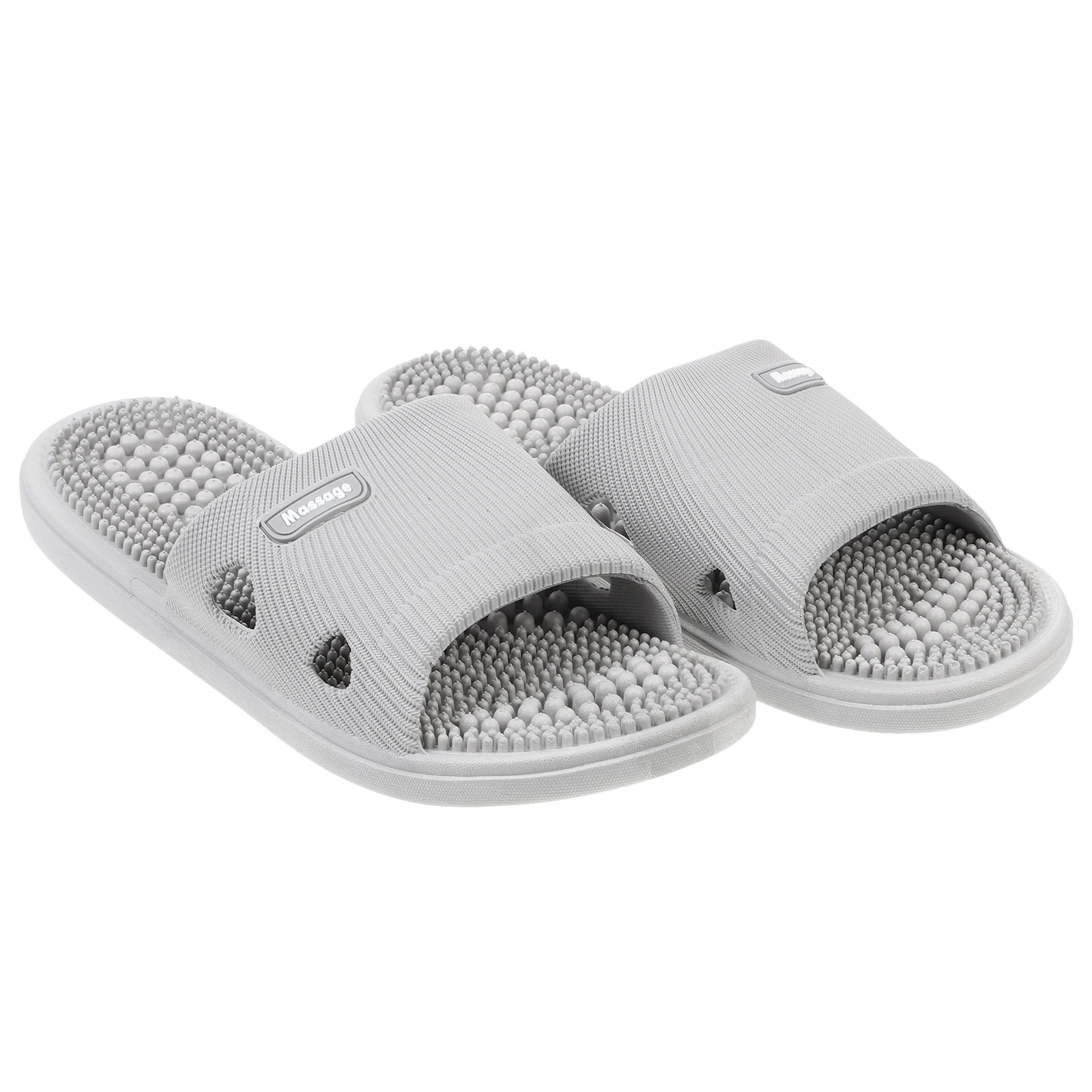 Summer Home Anti Slip Breathable Slippers Size 42 43 Light Grey Couple PVC Sole Indoor Massaging Shoes Household
Summer Home Anti Slip Breathable Slippers Size 42 43 Light Grey Couple PVC Sole Indoor Massaging Shoes Household