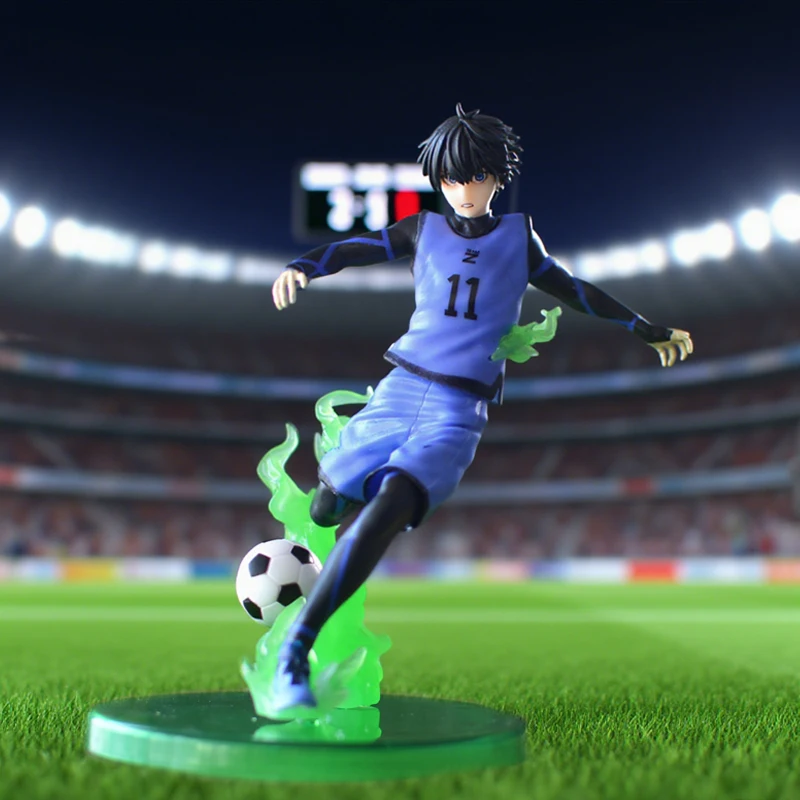 Jie Shi Yi's Powerful Shot Green Flame Effect Blue Prison Protagonist Halo Soccer Doll Collectible Figure Home Decor
Jie Shi Yi's Powerful Shot Green Flame Effect Blue Prison Protagonist Halo Soccer Doll Collectible Figure Home Decor