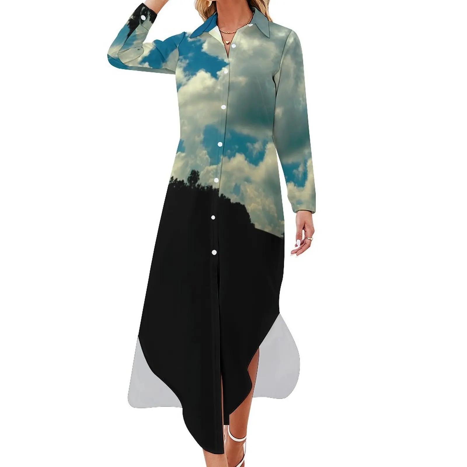 Couldy Day Long Sleeved Shirt Dress party dresses woman dresses for woman 2024 Evening gown
Couldy Day Long Sleeved Shirt Dress party dresses woman dresses for woman 2024 Evening gown