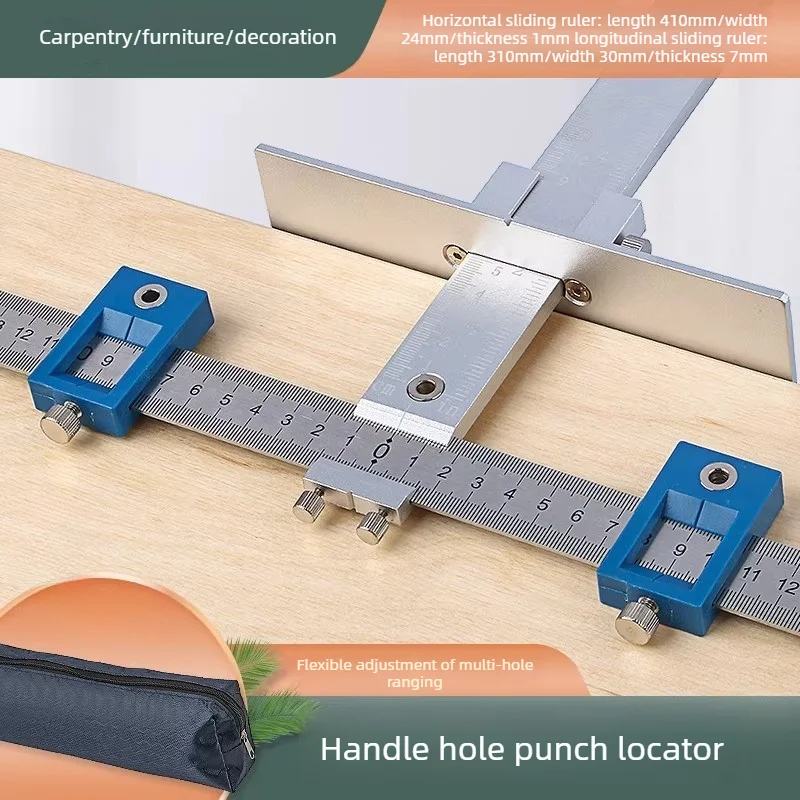 Handle Punching Locator Multifunctional Woodworking Installation Furniture Handle Drilling Tool
Handle Punching Locator Multifunctional Woodworking Installation Furniture Handle Drilling Tool
