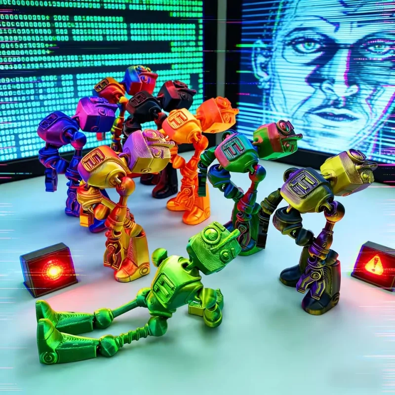 NEW 3D printed quirky robot models, home room desktop decoration, indoor and outdoor party decorations, Birthday Festival gifts
NEW 3D printed quirky robot models, home room desktop decoration, indoor and outdoor party decorations, Birthday Festival gifts