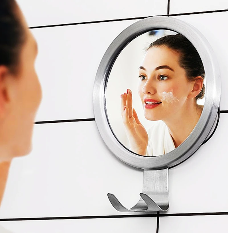 Fogless Bath Mirror Round Anti-fog Hanging Shower Shaving Mirrors Vacuum Suction Cup Wall Mount with Razor Hook for Bathroom
Fogless Bath Mirror Round Anti-fog Hanging Shower Shaving Mirrors Vacuum Suction Cup Wall Mount with Razor Hook for Bathroom