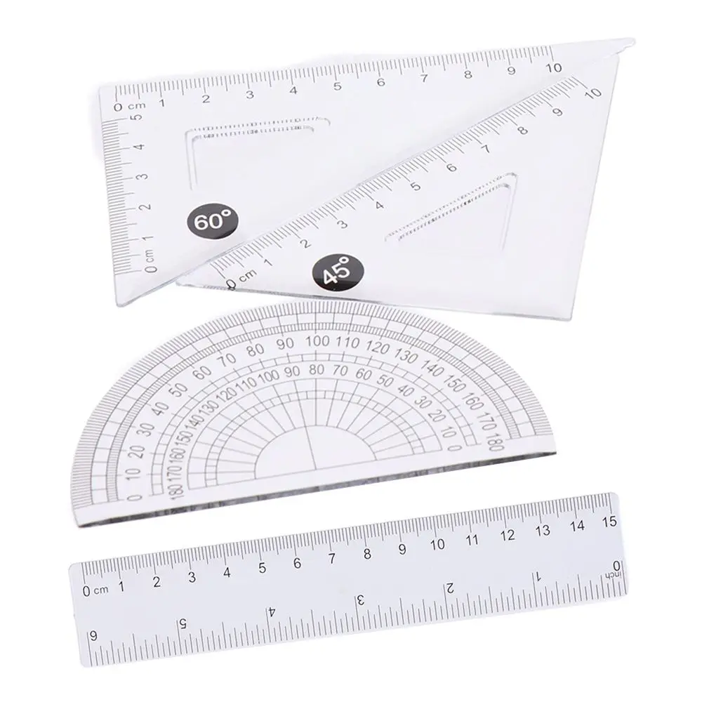 Creative Plastic Ruler Drawing Supplies Clear Easy To Carry Math Geometry Tool Lightweight Durable
Creative Plastic Ruler Drawing Supplies Clear Easy To Carry Math Geometry Tool Lightweight Durable