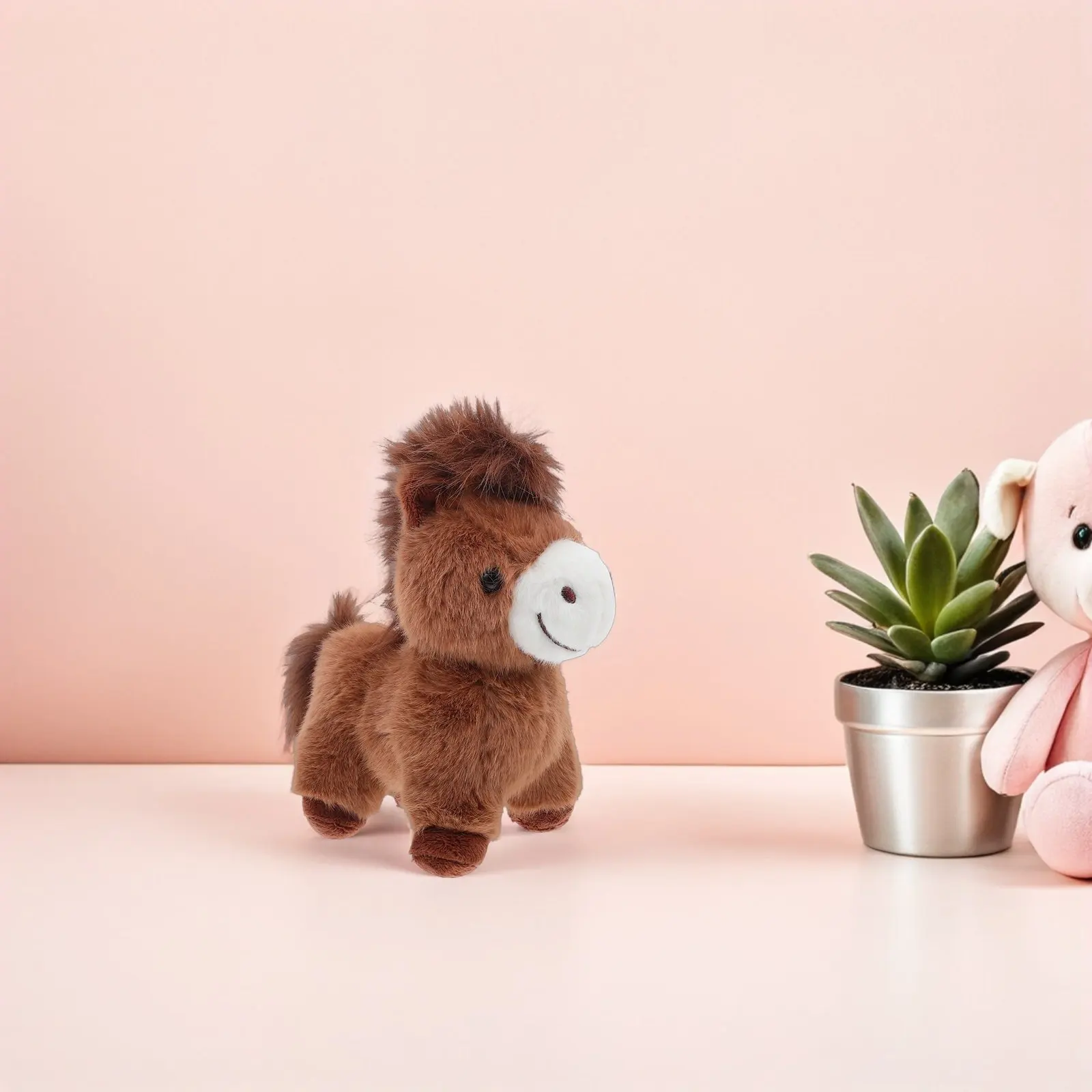 Mini Cute Standing Horse Stuffed Animal Spring Festival Decoration Animal Theme Party Prop for Kids Boys and Girls
Mini Cute Standing Horse Stuffed Animal Spring Festival Decoration Animal Theme Party Prop for Kids Boys and Girls