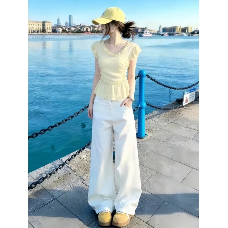 Unique Stylish Summer 2026 Two-Piece Set Beautiful T-Shirt Jeans Combo Age-Defying Design Breathable Polyester Blend
Unique Stylish Summer 2026 Two-Piece Set Beautiful T-Shirt Jeans Combo Age-Defying Design Breathable Polyester Blend