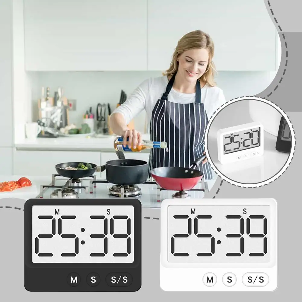 Цифровой таймер, магнитный таймер обратного отсчета всасывания, ЖК-дисплей с большим экраном, управление временем студента, бесшумный настольный таймер, кухонный инструмент
Цифровой таймер, магнитный таймер обратного отсчета всасывания, ЖК-дисплей с большим экраном, управление временем студента, бесшумный настольный таймер, кухонный инструмент