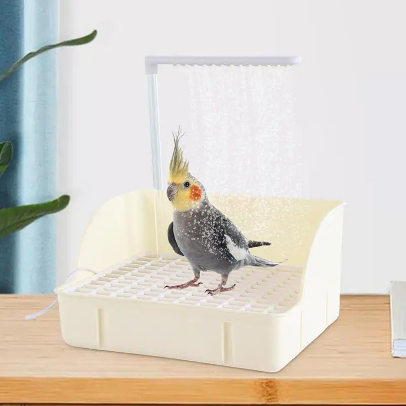 Parrot Automatic Bathtub Automatic Birds Bath Shower Multi-Purpose Automatic Shower Bathtub For Small Medium Parakeet Cleaning
Parrot Automatic Bathtub Automatic Birds Bath Shower Multi-Purpose Automatic Shower Bathtub For Small Medium Parakeet Cleaning