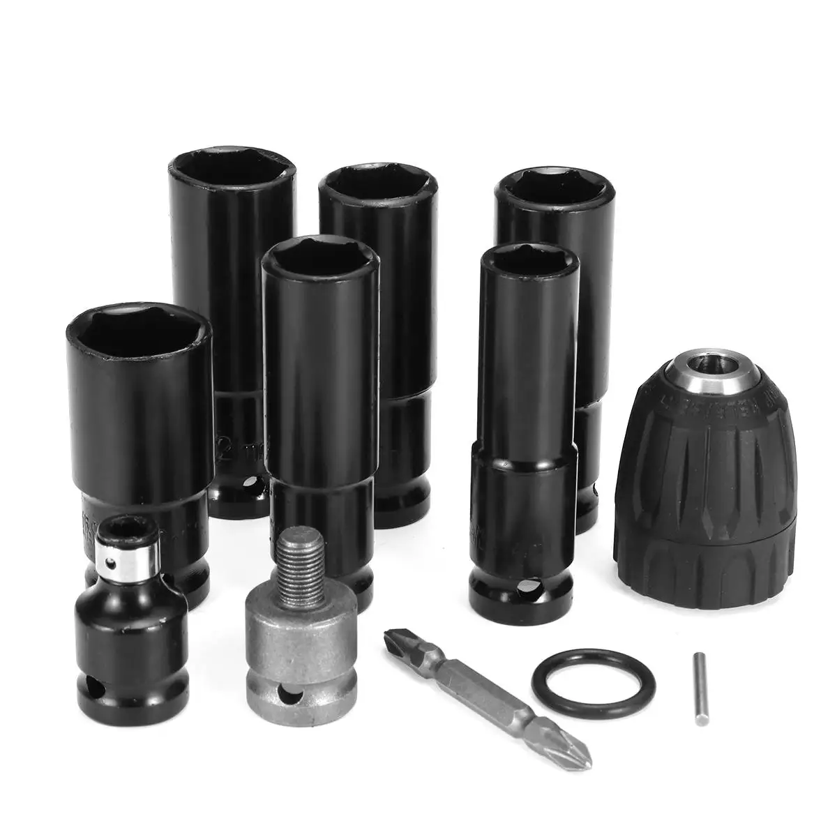 Electric Wrench 12 in 1 Screwdriver hex socket head Kits set for Impact Wrench Drill
Electric Wrench 12 in 1 Screwdriver hex socket head Kits set for Impact Wrench Drill