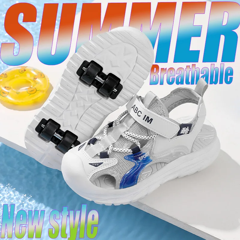 Summer new children's Roller skate walking shoes kids breathable outdoor Wheel sports shoes
Summer new children's Roller skate walking shoes kids breathable outdoor Wheel sports shoes