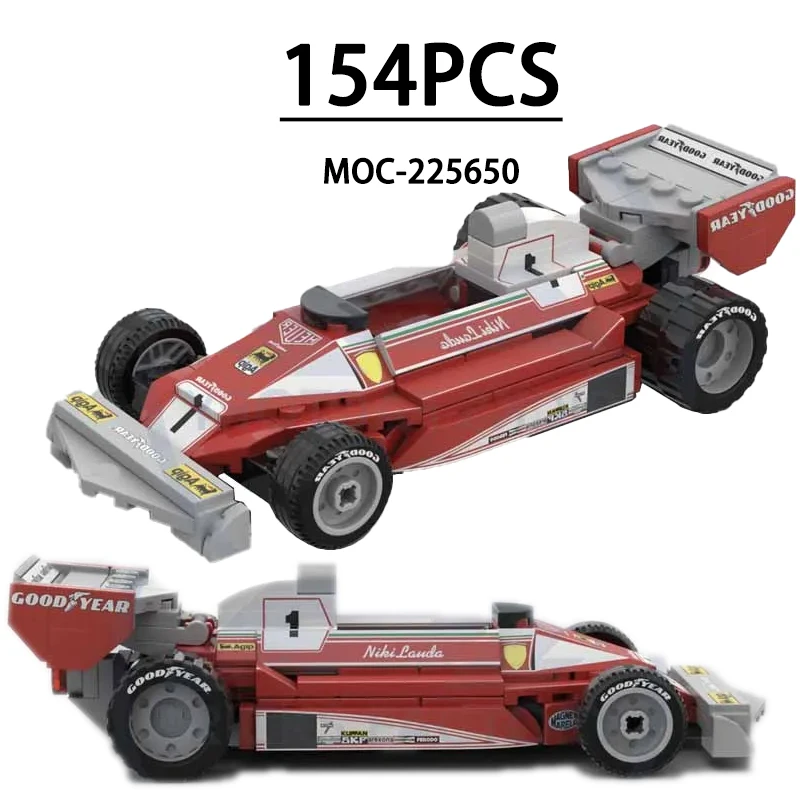 MOC-225650 Racing Block 8-Grid Race Car 312T2 with Stickers 154 Pieces Birthday Gift Christmas Toy Gift
MOC-225650 Racing Block 8-Grid Race Car 312T2 with Stickers 154 Pieces Birthday Gift Christmas Toy Gift