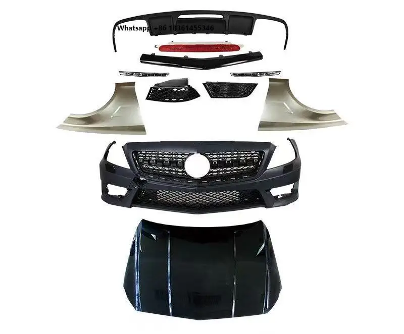 For CLS-Class W218 2011-2014 Upgrade to CLS63 Style Fender Grill Front Bumper Hood New Luxury Automotive BodyKit
For CLS-Class W218 2011-2014 Upgrade to CLS63 Style Fender Grill Front Bumper Hood New Luxury Automotive BodyKit