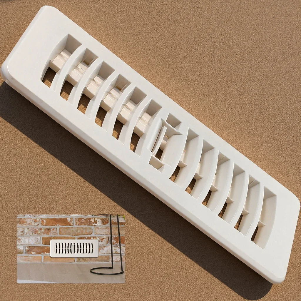 Adjustable Floor Vent Cover for Air Conditioning Units Premium Plastic Floor Register Diffuser Return Air Grille for Bathroom
Adjustable Floor Vent Cover for Air Conditioning Units Premium Plastic Floor Register Diffuser Return Air Grille for Bathroom