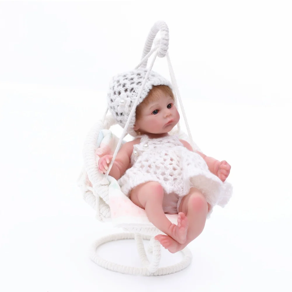 Cloveray 8-inch Full Body Soft Silicone Realistic Reborn Baby Doll Super Cute Solid Silicone Doll Handmade Original Toy Kid Gift
Cloveray 8-inch Full Body Soft Silicone Realistic Reborn Baby Doll Super Cute Solid Silicone Doll Handmade Original Toy Kid Gift