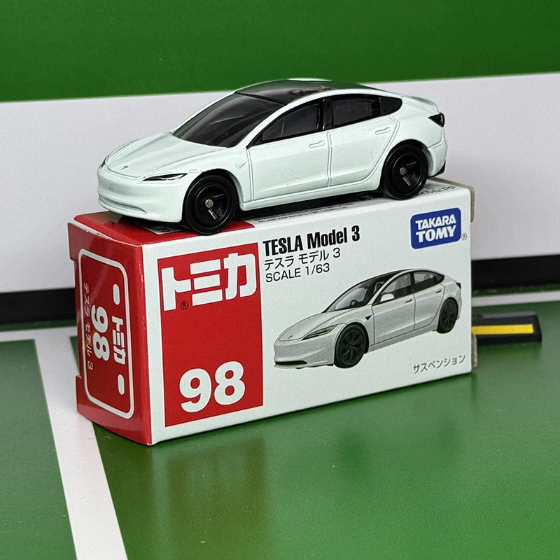 Takara Tomy Tomica No.98 Tesla Model 3, литье под давлением, статический сплав, режим автомобиля, коллекция, дисплей, игрушка для мальчика, подарок
Takara Tomy Tomica No.98 Tesla Model 3, литье под давлением, статический сплав, режим автомобиля, коллекция, дисплей, игрушка для мальчика, подарок