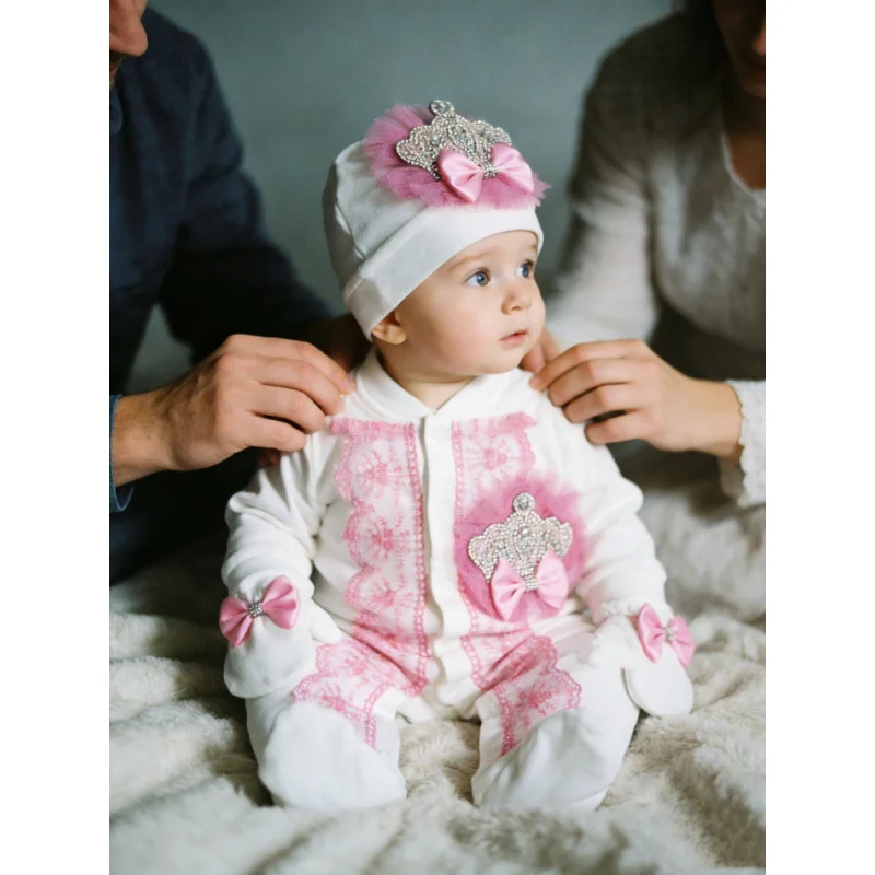 New Baby Basic Romper Set,Fashionable design with rhinestone crown and lace trim,Lightweight and easy to clean,Suitable for All
New Baby Basic Romper Set,Fashionable design with rhinestone crown and lace trim,Lightweight and easy to clean,Suitable for All