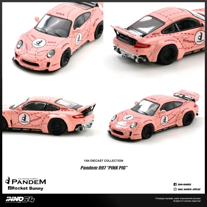 INNO 1:64 PANDEM 997 die-cast alloy automotive model, a gift for friends on special occasions, an adult collection piece.
INNO 1:64 PANDEM 997 die-cast alloy automotive model, a gift for friends on special occasions, an adult collection piece.