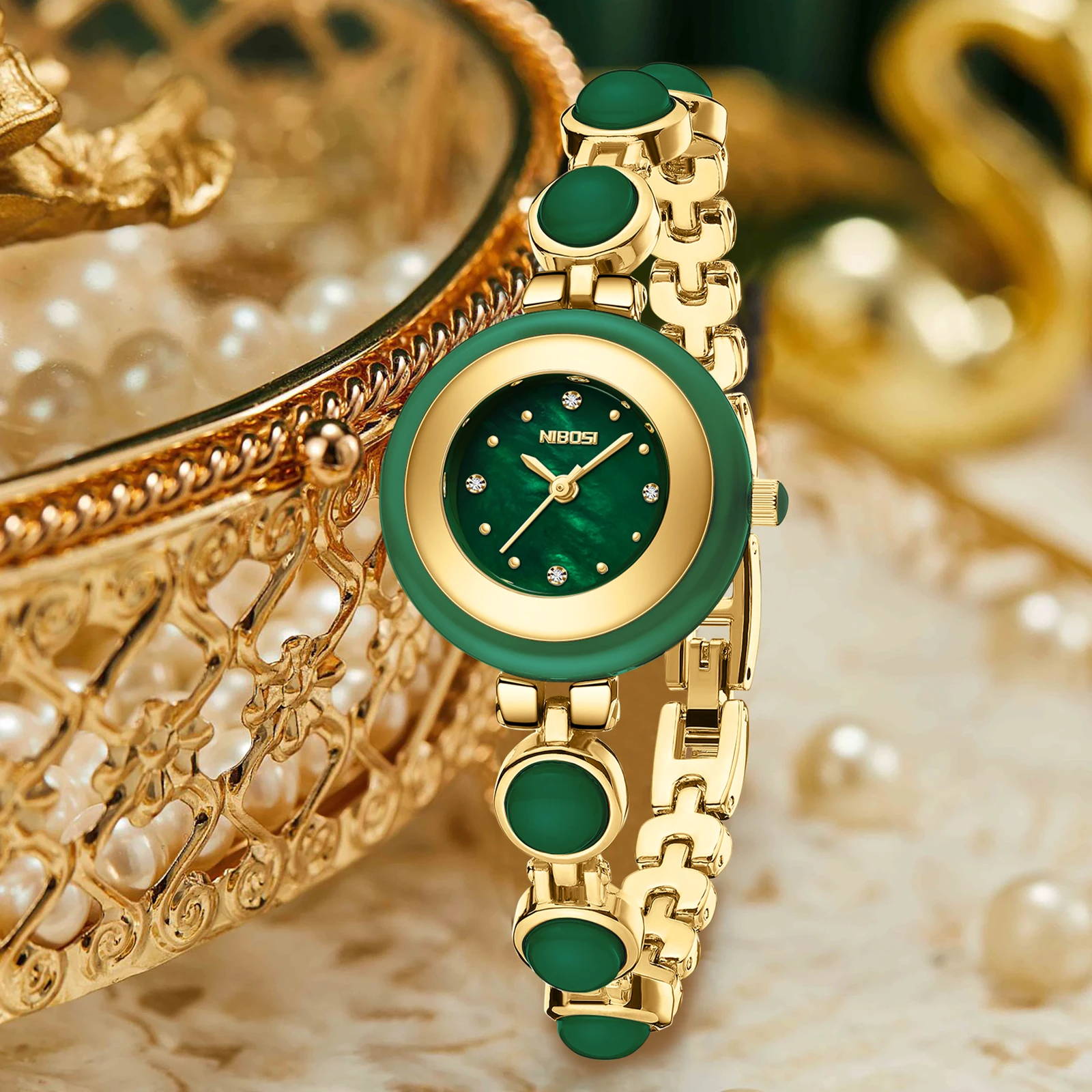 NIBOSI Retro Quartz Women Watch Classic Roman Ladies Bracelet Watches High Quality Gold Wristwatch Vintage Female Clock Relogio
NIBOSI Retro Quartz Women Watch Classic Roman Ladies Bracelet Watches High Quality Gold Wristwatch Vintage Female Clock Relogio