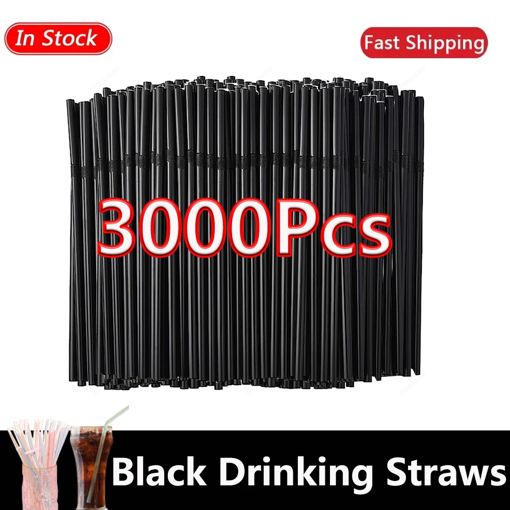 50/3000Pcs Black Drinking Straws Cocktail Wedding Party Colorful Milk Tea Straw Bar Kitchen Beverage Home Cola straw Wholesale
50/3000Pcs Black Drinking Straws Cocktail Wedding Party Colorful Milk Tea Straw Bar Kitchen Beverage Home Cola straw Wholesale