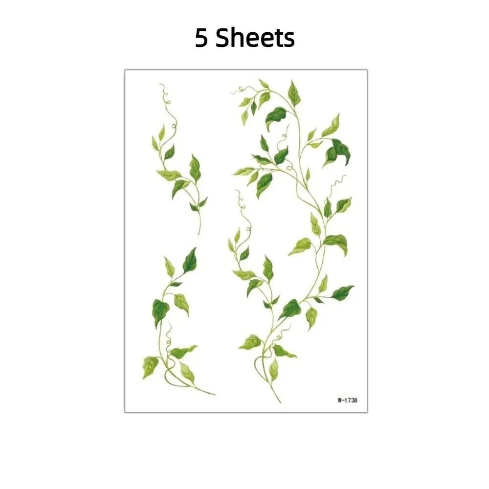 5 Sheets Elf Fairy Green Leaf Temporary Tattoos Waterproof Facial Art Vine Stickers Tattoo Stickers DIY Long Lasting
5 Sheets Elf Fairy Green Leaf Temporary Tattoos Waterproof Facial Art Vine Stickers Tattoo Stickers DIY Long Lasting