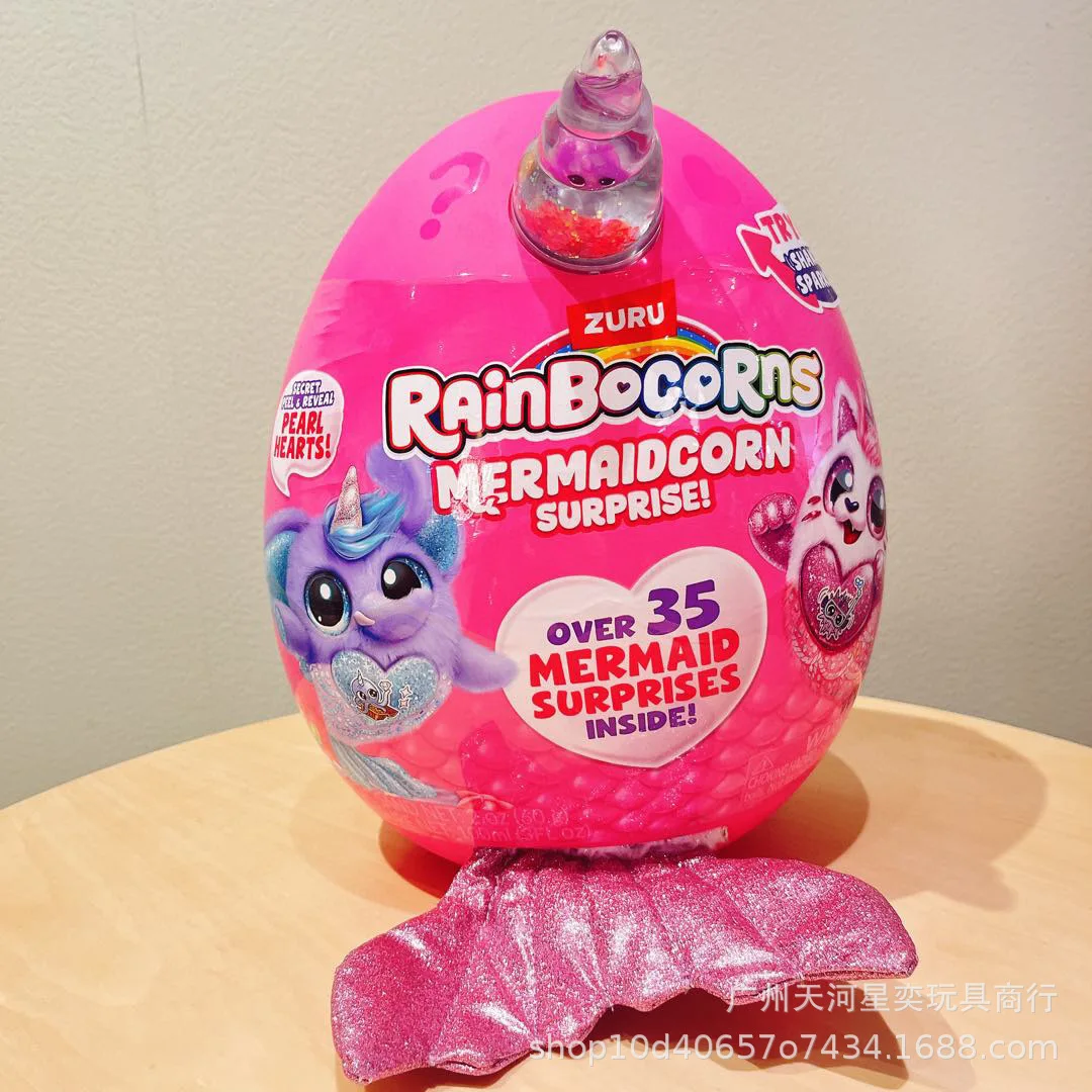 Яйцо-сюрприз Zuru Rainbocorns Mermaidcorn с более чем 35 коллекционными плюшевыми игрушками-сюрпризами в виде русалок, подарок для девочек
Яйцо-сюрприз Zuru Rainbocorns Mermaidcorn с более чем 35 коллекционными плюшевыми игрушками-сюрпризами в виде русалок, подарок для девочек