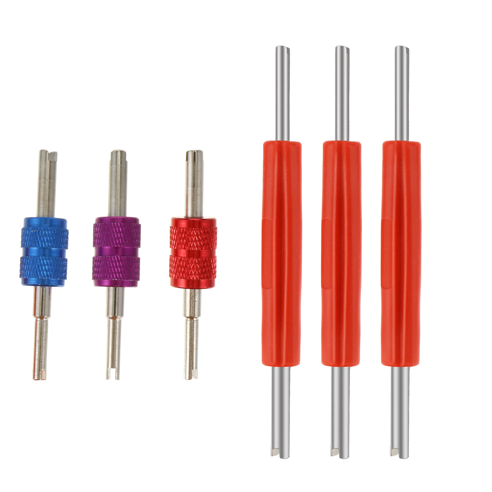 6 Pcs Valve Removal Tool Air Conditioning Spool Remover Core Tire Repair Car Accessories Detach Dual Head
6 Pcs Valve Removal Tool Air Conditioning Spool Remover Core Tire Repair Car Accessories Detach Dual Head