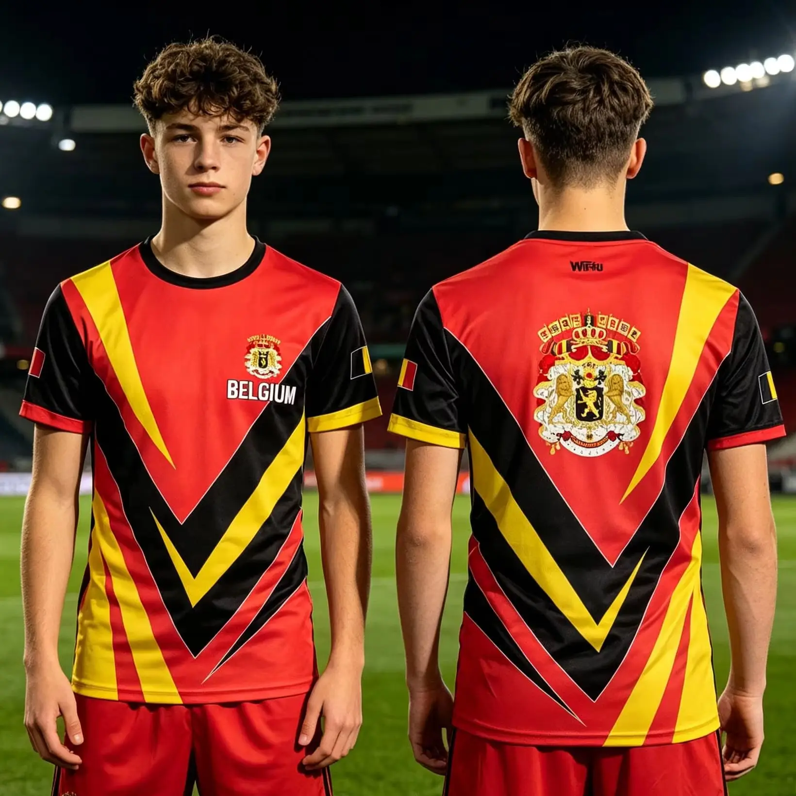Belgian Flag Print Soccer Sport Tees Men T Shirt Women Tee Boys Top Children Parent Child Quick Dry Short Sleeves Kids Tshirt
Belgian Flag Print Soccer Sport Tees Men T Shirt Women Tee Boys Top Children Parent Child Quick Dry Short Sleeves Kids Tshirt