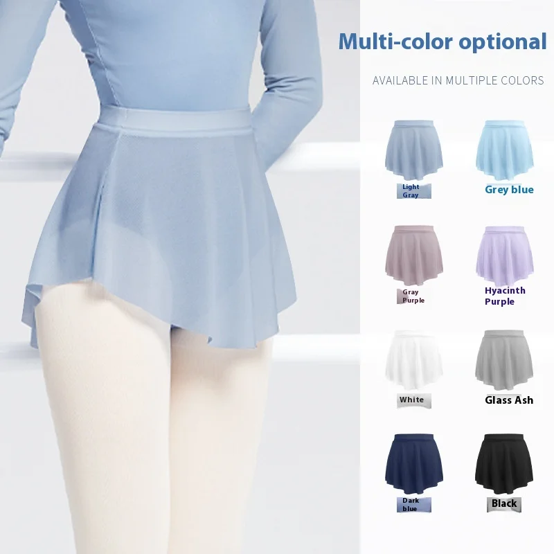 Modern Dance Ballet Dance Skirt New Adult Women's Skirt Elastic Band Dance Practice Clothes Soft Mesh Skirt
Modern Dance Ballet Dance Skirt New Adult Women's Skirt Elastic Band Dance Practice Clothes Soft Mesh Skirt