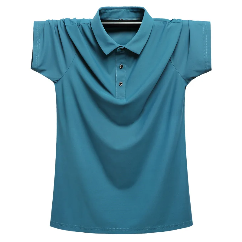 New summer plus size casual men's T-shirt 9XL 8XL 7XL youth trend loose short sleeve lapel solid color sportswear Polo shirt.
New summer plus size casual men's T-shirt 9XL 8XL 7XL youth trend loose short sleeve lapel solid color sportswear Polo shirt.