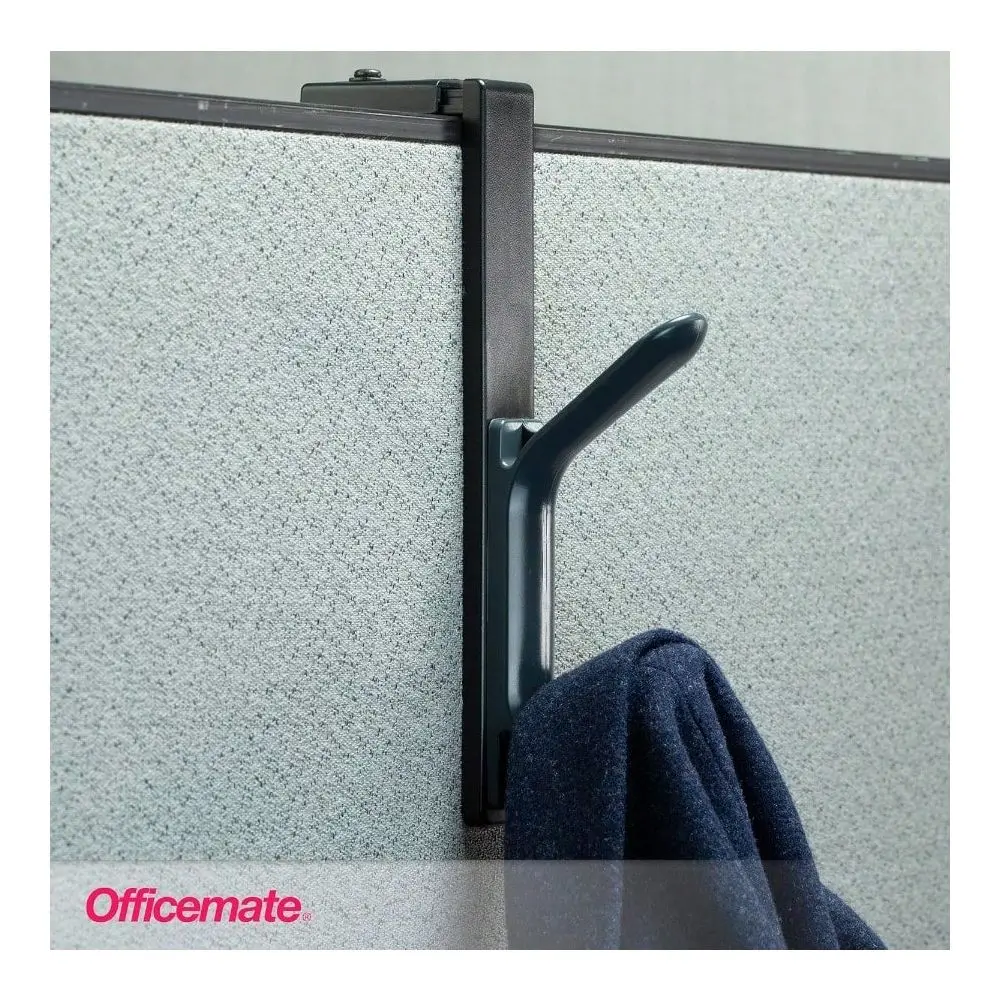 Officemate Double Coat Hooks For Cubicle Panels Adjustable 1.253.5 Inch Charcoal 22005
Officemate Double Coat Hooks For Cubicle Panels Adjustable 1.253.5 Inch Charcoal 22005