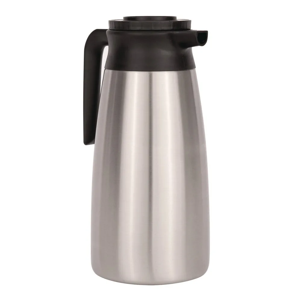 1.9 Liter Vacuum Insulated Thermal Pitcher with Stainless Steel Body and Matte Black Finish
1.9 Liter Vacuum Insulated Thermal Pitcher with Stainless Steel Body and Matte Black Finish