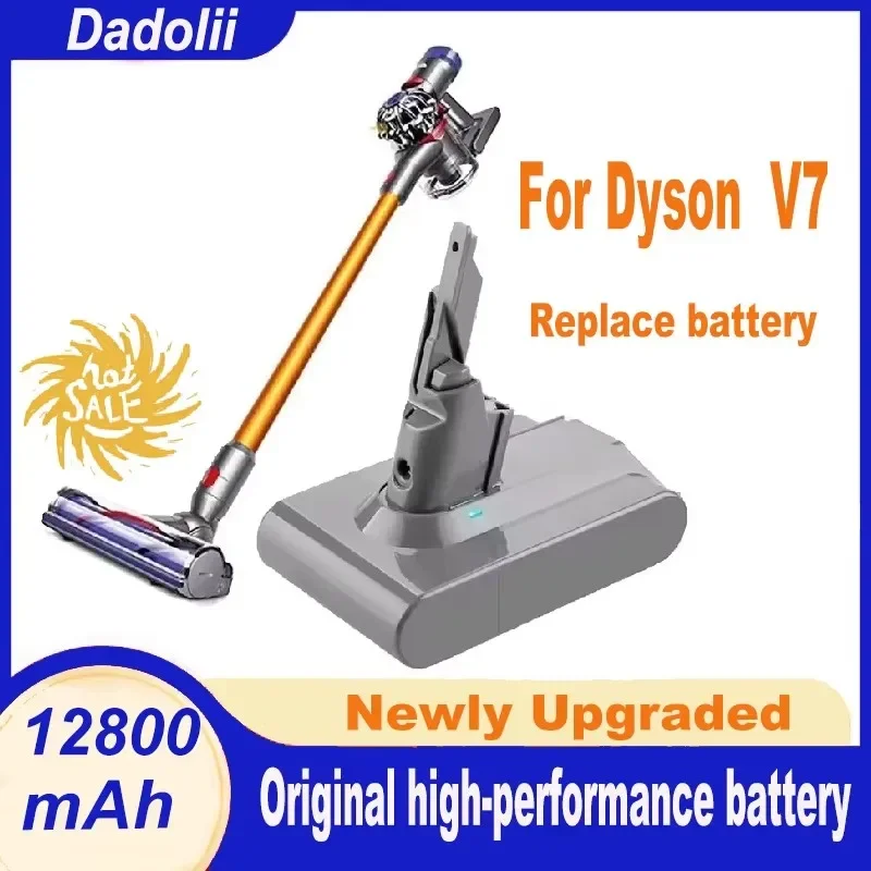21.6V 12800mA Dyson V7 Lithium ion Rechargeable Battery for Replacement Parts of Animal Pro Vacuum Cleaner Models
21.6V 12800mA Dyson V7 Lithium ion Rechargeable Battery for Replacement Parts of Animal Pro Vacuum Cleaner Models