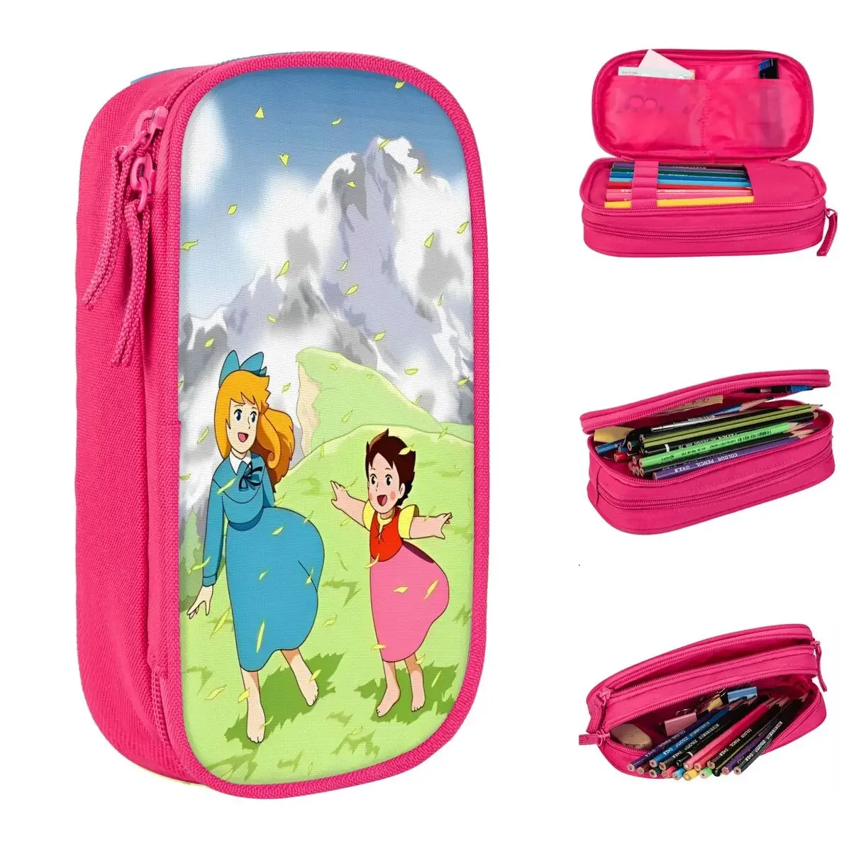Fun Heidi Anime Pencil Cases Cartoon Pencil Box Pen Holder for Student Large Storage Bag Students School Gifts Stationery
Fun Heidi Anime Pencil Cases Cartoon Pencil Box Pen Holder for Student Large Storage Bag Students School Gifts Stationery