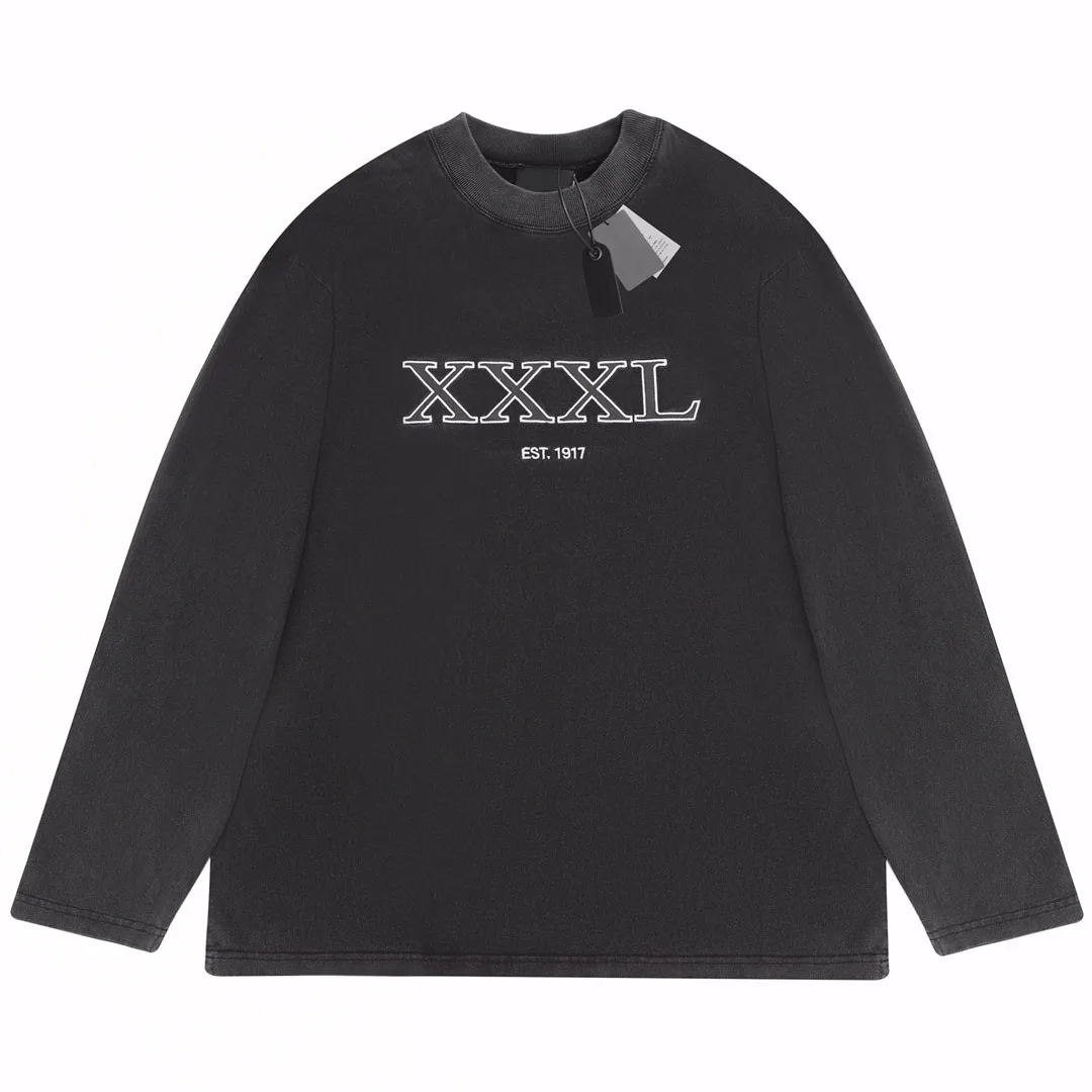 Luxury Collaboration Long Sleeve XXXL Logo Embroidery Women Men T-shirt HipHop Streetwear Short Sleeve cotton Washed T shirt
Luxury Collaboration Long Sleeve XXXL Logo Embroidery Women Men T-shirt HipHop Streetwear Short Sleeve cotton Washed T shirt