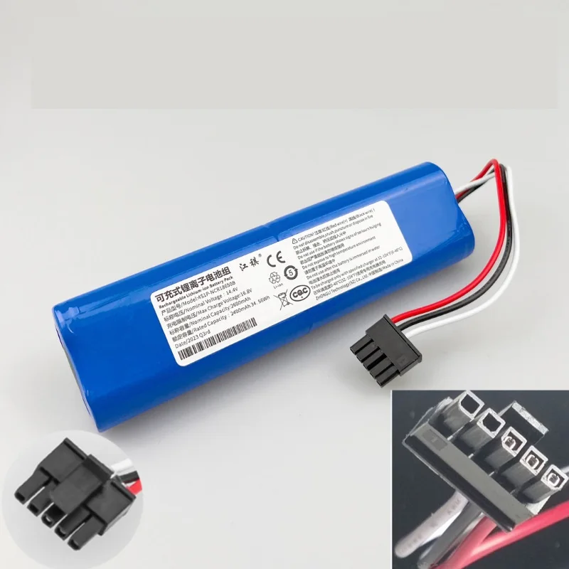 14.4V 2600mAh Sweeper Replacement Battery Pack For Proscenic M6 Pro LDS M7 Xiaomi Mop 2S Mop P Mop Pro Robot Vacuum Cleaner
14.4V 2600mAh Sweeper Replacement Battery Pack For Proscenic M6 Pro LDS M7 Xiaomi Mop 2S Mop P Mop Pro Robot Vacuum Cleaner