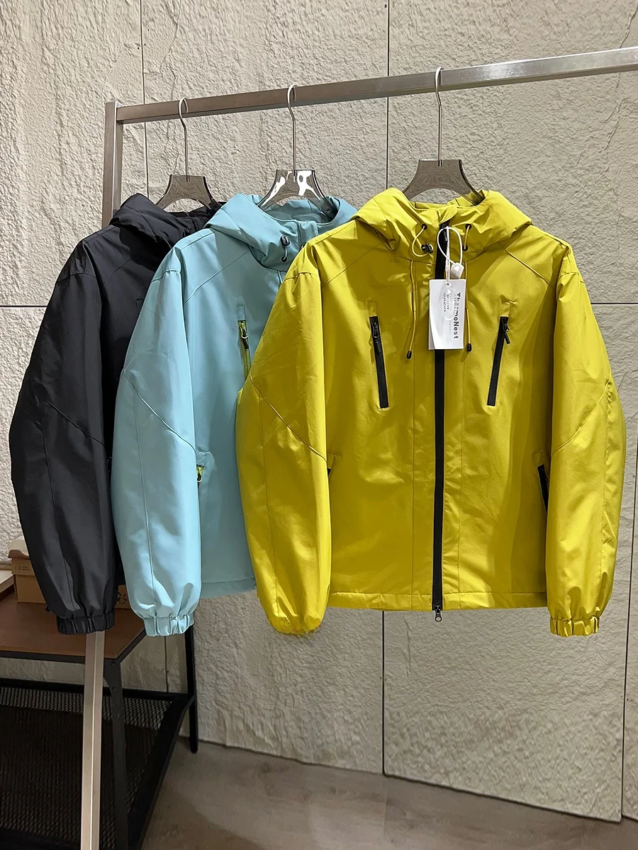 Couple's Outdoor Windproof Waterproof down Jacket Hooded Fashionable Urban Style Men's Women's Warmth Clothing Polyester Fiber
Couple's Outdoor Windproof Waterproof down Jacket Hooded Fashionable Urban Style Men's Women's Warmth Clothing Polyester Fiber